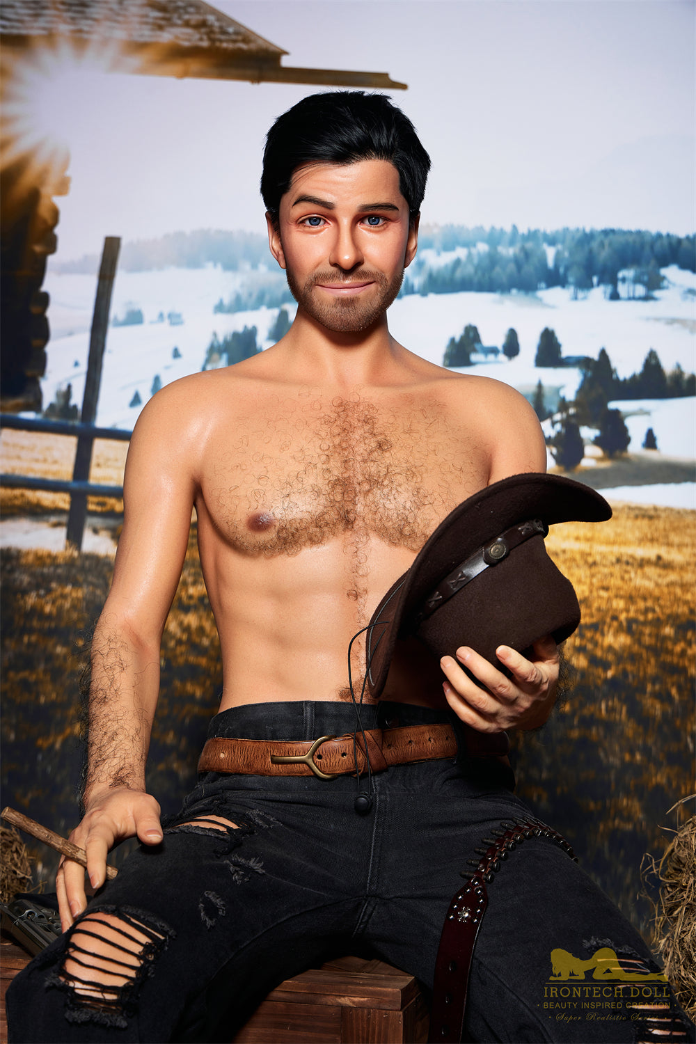 Irontech Realistic Male Silicone Sex Doll Allen 170cm M6