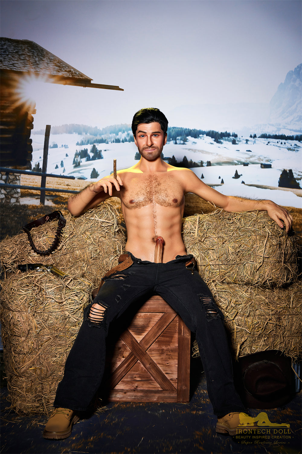 Irontech Realistic Male Silicone Sex Doll Allen 170cm M6