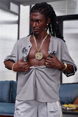 Irontech Silicone Black Sex Doll 170cm M7 Bill Realistic Full Body