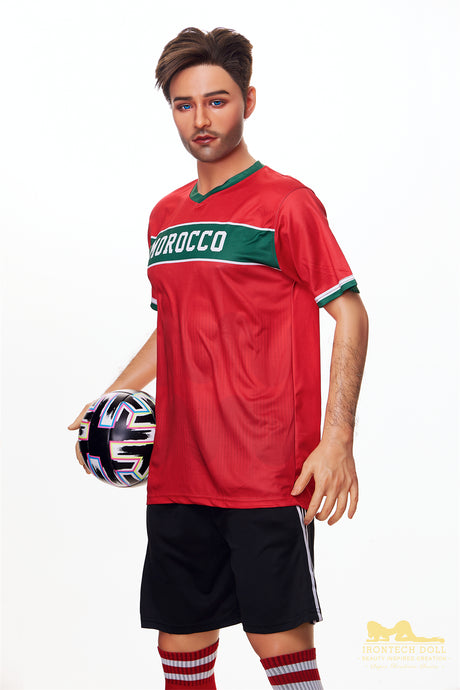 Irontech Morocco 170cm Silicone Male Sex Doll Realistic Brown Eyes