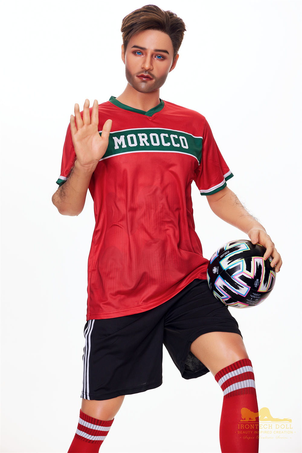 Irontech Morocco 170cm Silicone Male Sex Doll Realistic Brown Eyes