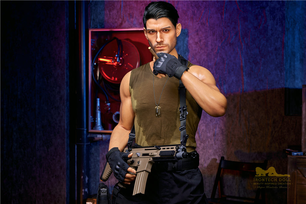 Irontech Thomas 176cm Male Silicone Sex Doll M5 Tan Skin