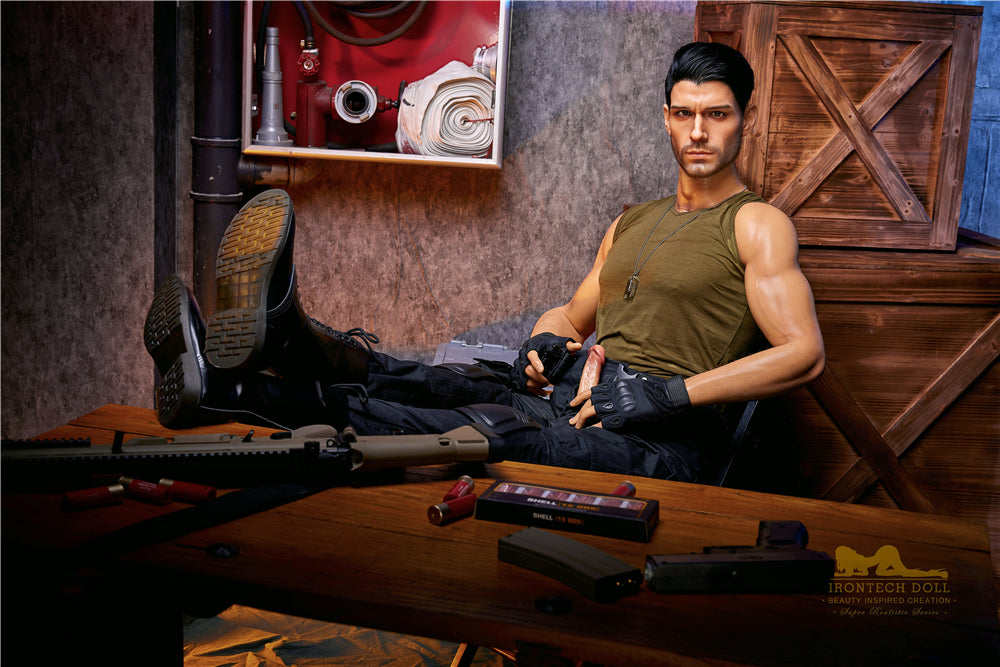 Irontech Thomas 176cm Male Silicone Sex Doll M5 Tan Skin