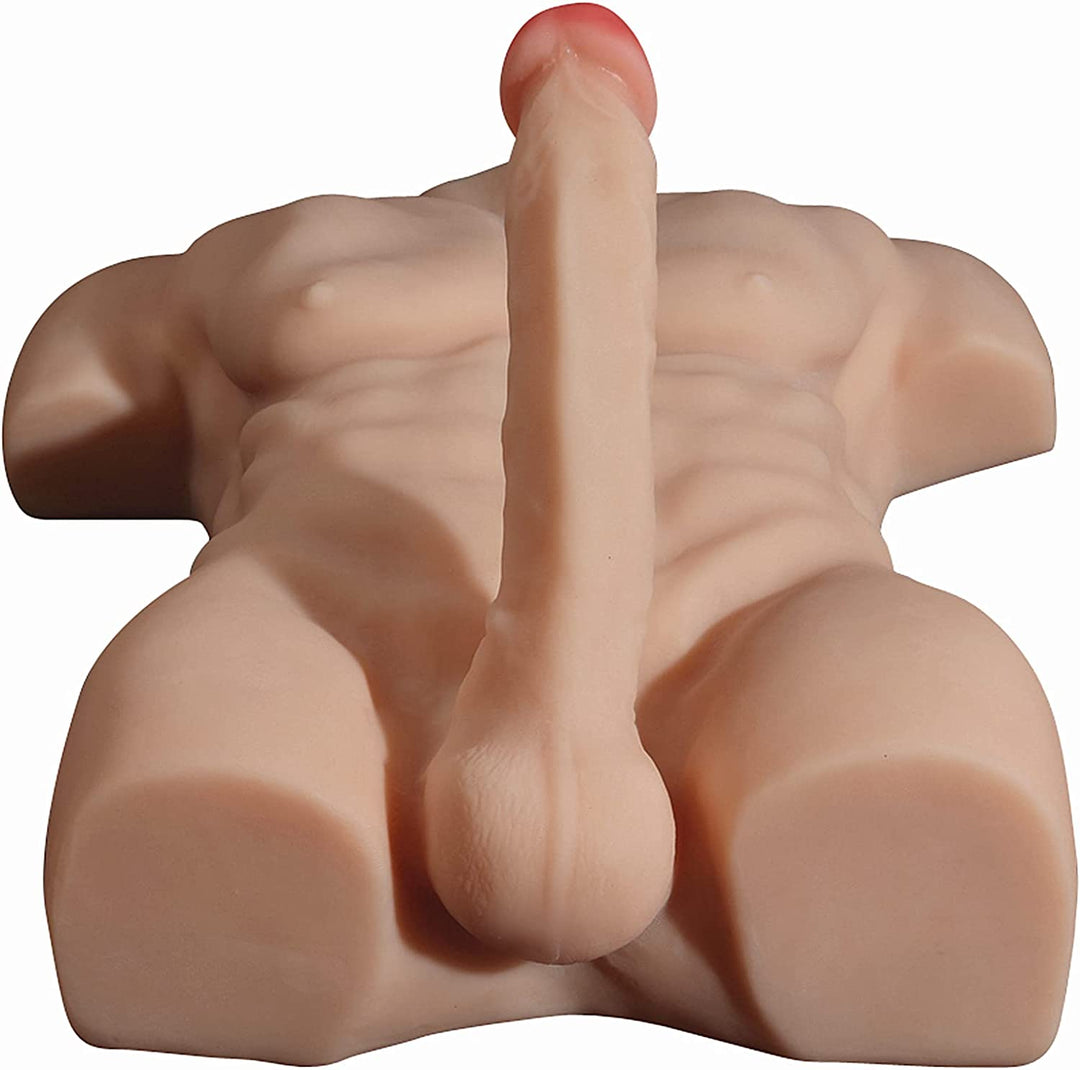 Male Half Body Sex Doll Torso With Realistic Measurements TPE 7kg