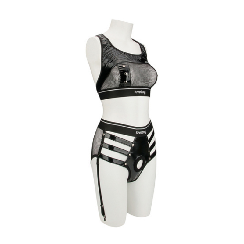 Rebellion Reign Iconic Harness Strap on Set M/L - Naughty by Nature Adult Store