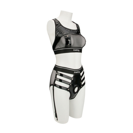 Rebellion Reign Iconic Harness Strap on Set M/L - Naughty by Nature Adult Store