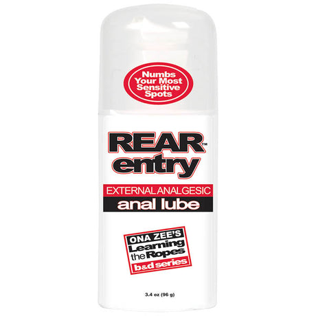 Ona Zee's Rear Entry - Desensitising Anal Lubricant - 96 g Bottle - Naughty by Nature Adult Store