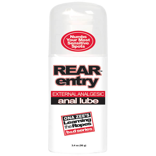 Ona Zee's Rear Entry - Desensitising Anal Lubricant - 96 g Bottle - Naughty by Nature Adult Store