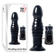 Adam & Eve Thrusting Anal Vibe - Black 14 cm (5.5'') Anal Vibrator - Naughty by Nature Adult Store