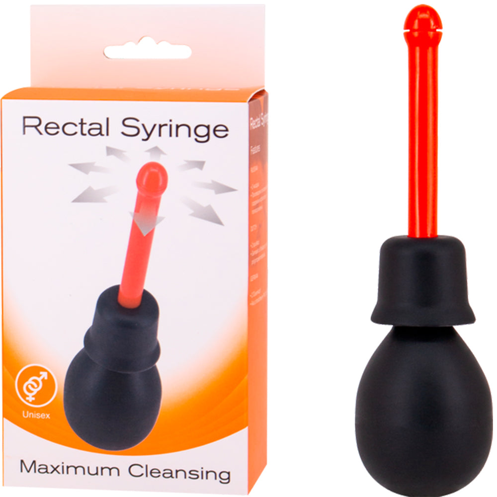 Seven Creations Rectal Syringe Douche - Red Unisex Douche - Naughty by Nature Adult Store