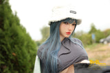 Irontech Blue Hair Sex Doll Joline 159cm S41 Plus Life Size TPE Body