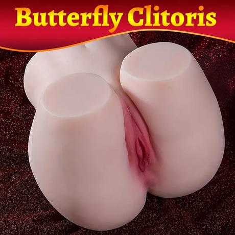 Butterfly Clitoris Sex Doll Torso
