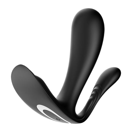 Satisfyer Top Secret + - Black Wearable Vibrator with App Control - Naughty by Nature Adult Store