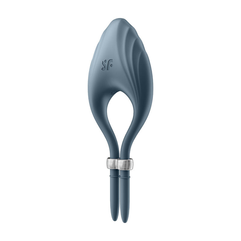 Satisfyer Duelist - Dark Blue Vibrating Adjustable Lasso Cock Ring - Naughty by Nature Adult Store