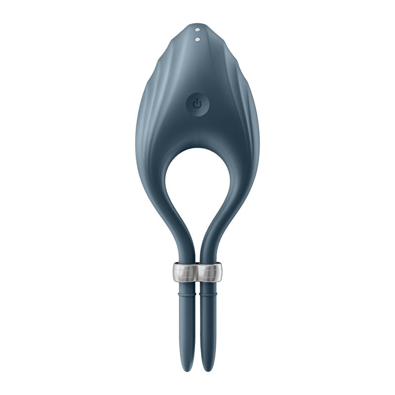 Satisfyer Duelist - Dark Blue Vibrating Adjustable Lasso Cock Ring - Naughty by Nature Adult Store
