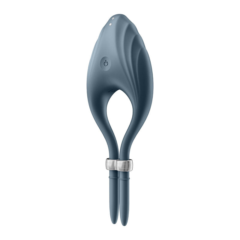 Satisfyer Duelist - Dark Blue Vibrating Adjustable Lasso Cock Ring - Naughty by Nature Adult Store
