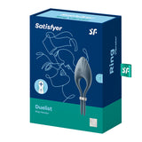 Satisfyer Duelist - Dark Blue Vibrating Adjustable Lasso Cock Ring - Naughty by Nature Adult Store