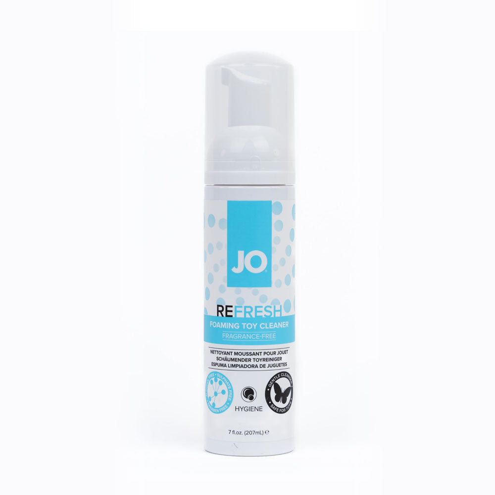 JO Refresh Foaming Toy Cleaner 207 mL Bottle Safe For Toys
