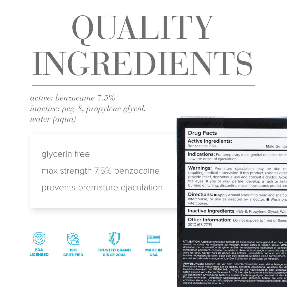 JO Prolonger Spray 60 mL Desensitising Spray for Men