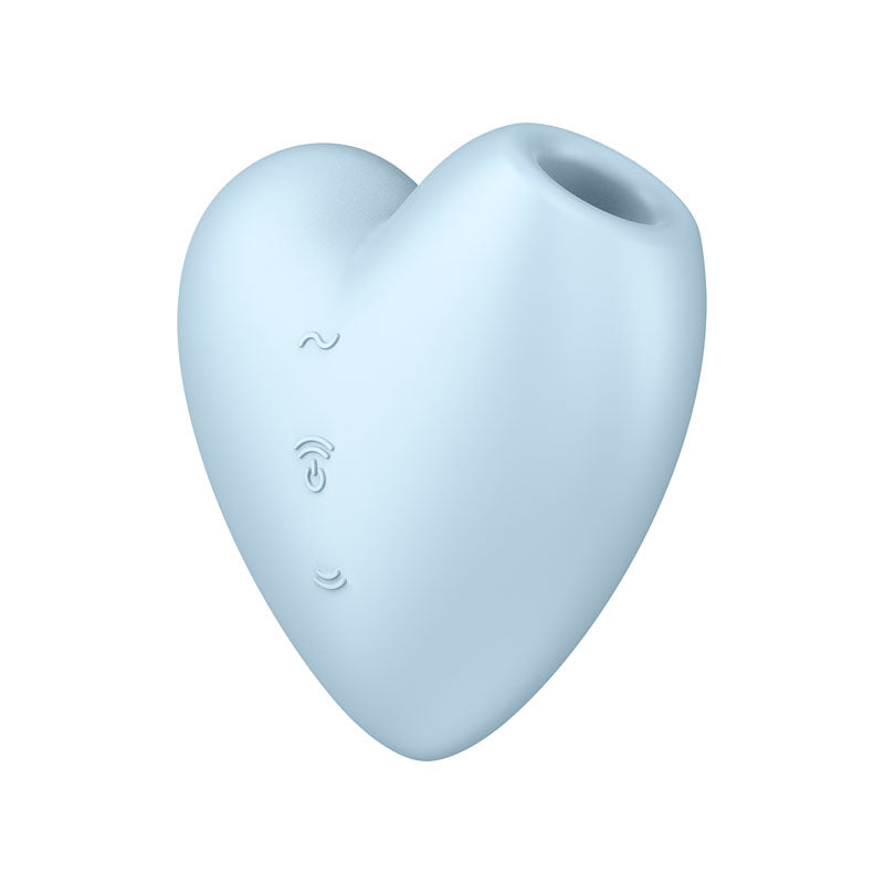 Satisfyer Cutie Heart - Rechargeable Air Pulsation Stimulator with Vibration - Naughty by Nature Adult Store