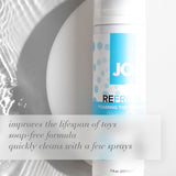 JO Refresh Foaming Toy Cleaner 50 Milliliters Safe Gentle