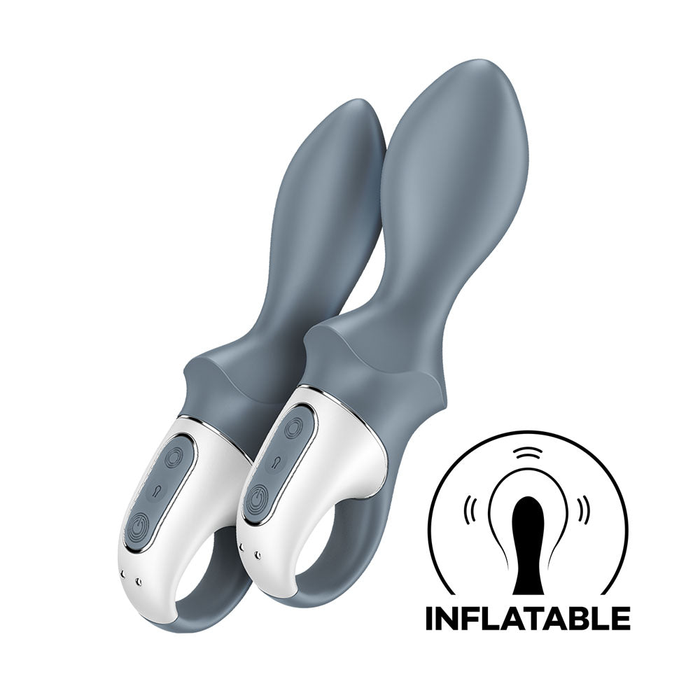 Satisfyer Air Pump Booty 1 - Grey Inflatable Anal Vibrator