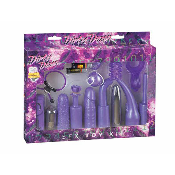 Dirty Dozen - Purple Toy Kit - 12 Piece Set - Naughty by Nature Adult Store