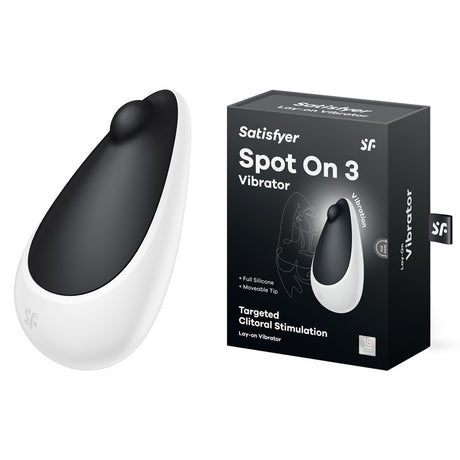 Satisfyer Spot On 3 - Black USB Rechargeable Stimulator - Naughty by Nature Adult Store