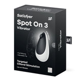 Satisfyer Spot On 3 - Black USB Rechargeable Stimulator - Naughty by Nature Adult Store