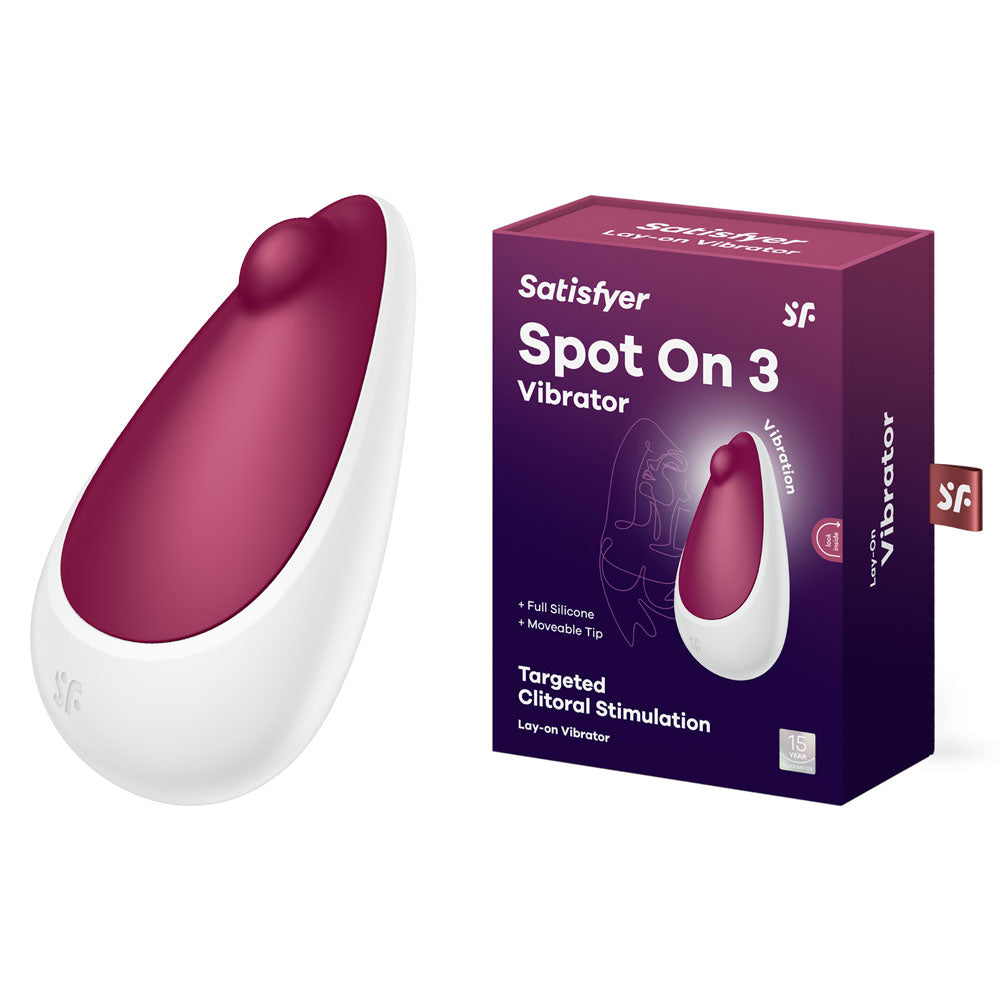 Satisfyer Spot On 3 - Berry USB Rechargeable Stimulator - Naughty by Nature Adult Store