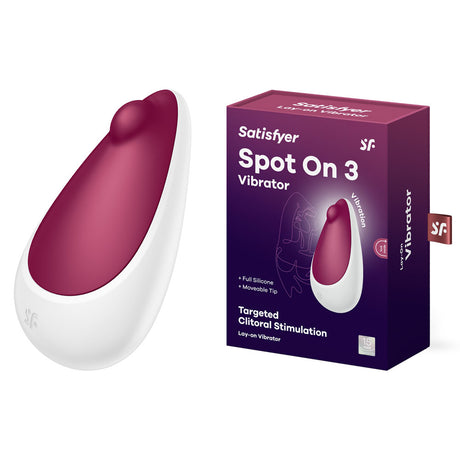 Satisfyer Spot On 3 - Berry USB Rechargeable Stimulator - Naughty by Nature Adult Store