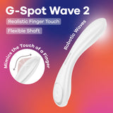 Satisfyer G-Spot Wave 2 - White Rechargeable Flicking Tip Vibrator