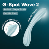 Satisfyer G-Spot Wave 2 - Ice Blue Flicking Tip Vibrator