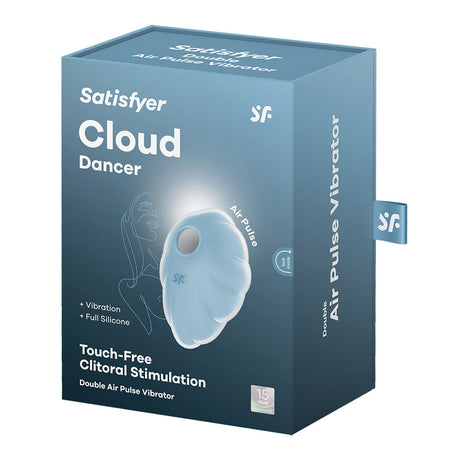 Satisfyer Cloud Dancer - Rechargeable Vibrating Air Pulse Stimulator - Naughty by Nature Adult Store