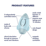 Satisfyer Mission Control - Blue - Naughty by Nature Adult Store