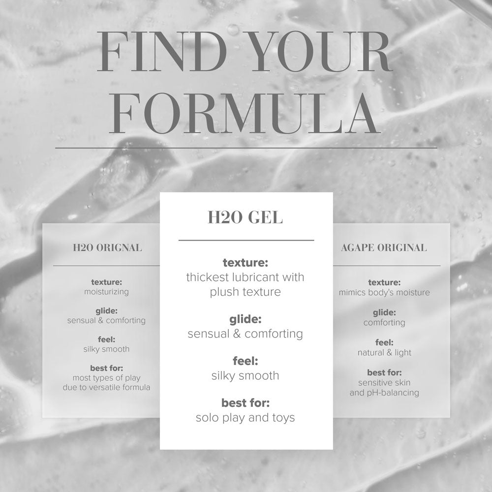 JO H2O Gel Original Lube 120 Milliliters Thick Water Based Lubricant