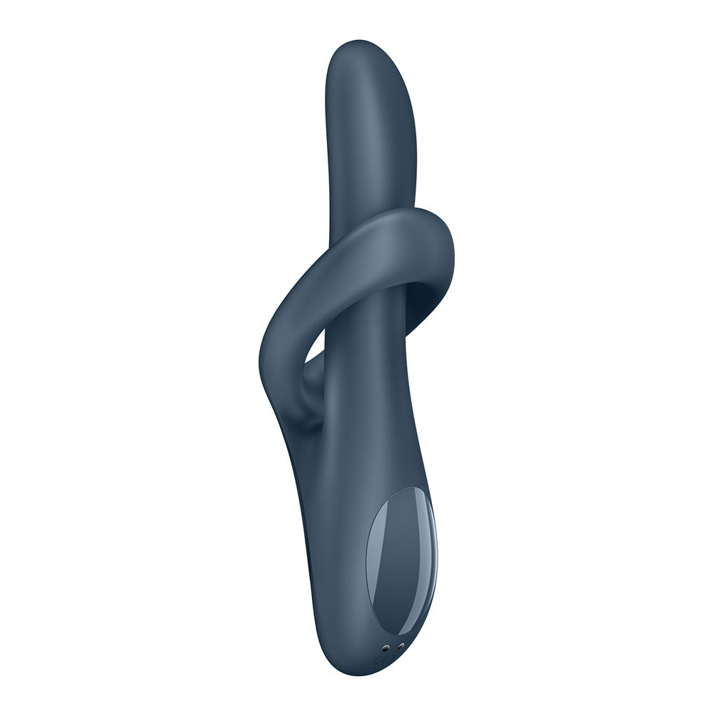 Satisfyer Heat Flex 4 - Grey Rechargeable Heating Vibrator - Naughty by Nature Adult Store