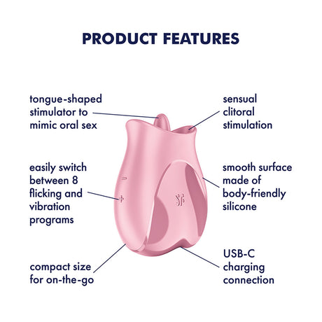 Satisfyer Tongue Lover - Pink Flicking Stimulator
