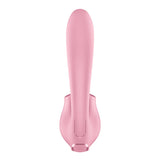 Satisfyer Tongue Genius - Pink Vibrator with Flicking Clit Stimulator
