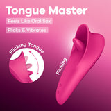 Satisfyer Tongue Master - Pink Flicking Clitoral Stimulator
