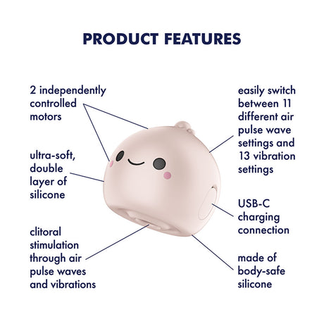 Satisfyer Mochi - Beige Air Pulse Stimulator