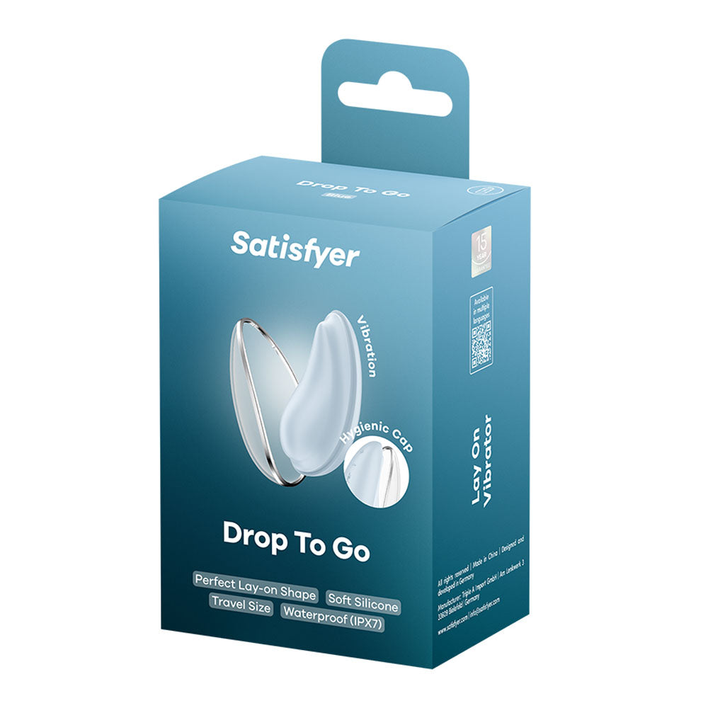 Satisfyer Drop To Go - Blue Rechargeable Clitoral Stimulator