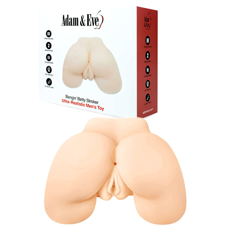 Adam & Eve Bangin' Betty - Flesh Doggy-Style Masturbator - Naughty by Nature Adult Store