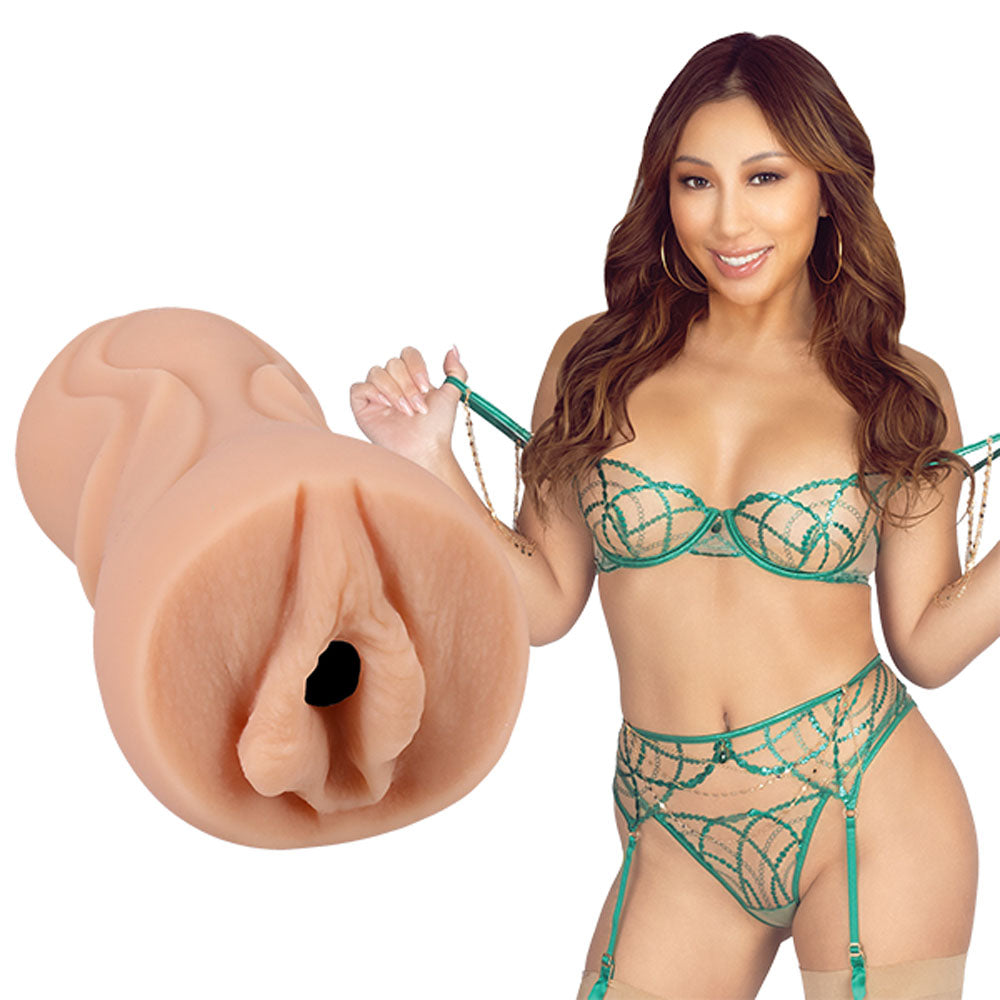 Signature Strokers - Nicole Doshi - Flesh Vagina Stroker - Naughty by Nature Adult Store