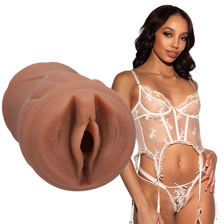 Signature Strokers - Alexis Tae - Brown Vagina Stroker - Naughty by Nature Adult Store