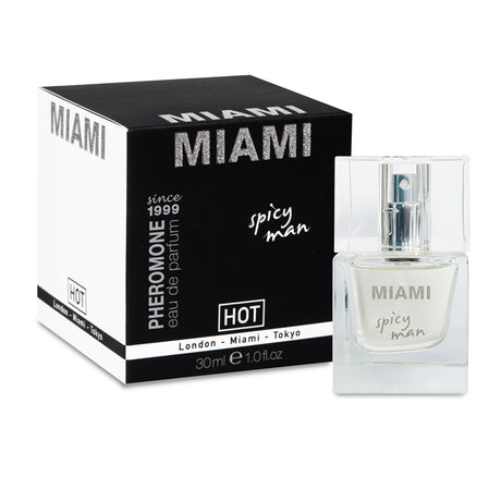 Hot Pheromone Miami - Spicy Man - Pheromone Cologne for Men - 30ml - Naughty by Nature Adult Store
