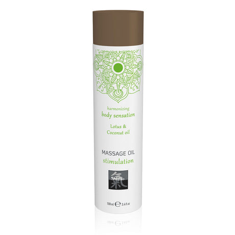 SHIATSU Massage Oil - Stimulation - Lotus & Coconut Oil Scented - 100 ml - Naughty by Nature Adult Store