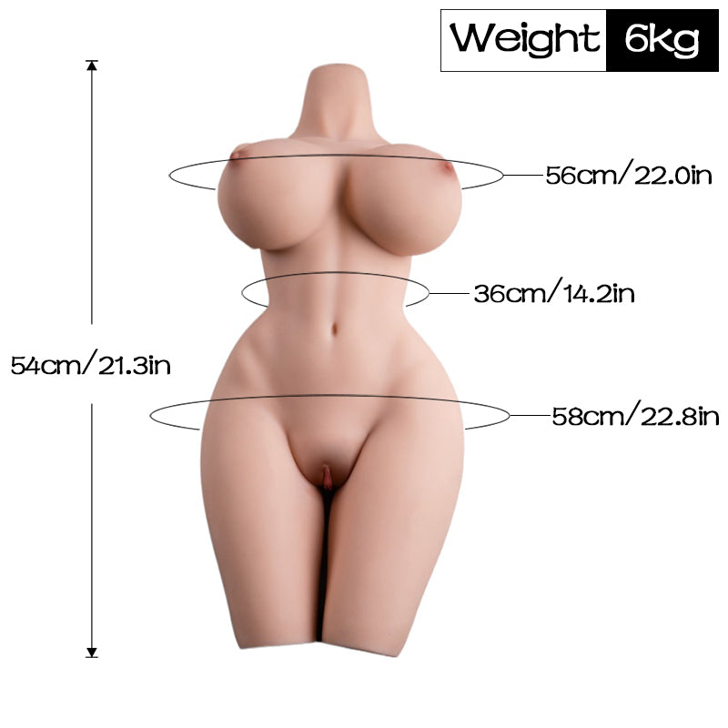 Big Breast Milf Curvy Sex Doll Torso