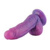 7.5" For Advanced Users Purple Silicone Dildo - DONGS