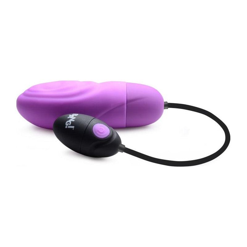 7X Pulsing Rechargeable Bullet Purple - Adult Toys